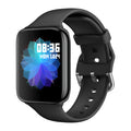 Smart bracelet with zinc alloy case and liquid silicone strap showing 1.44-inch screen displaying blood pressure information