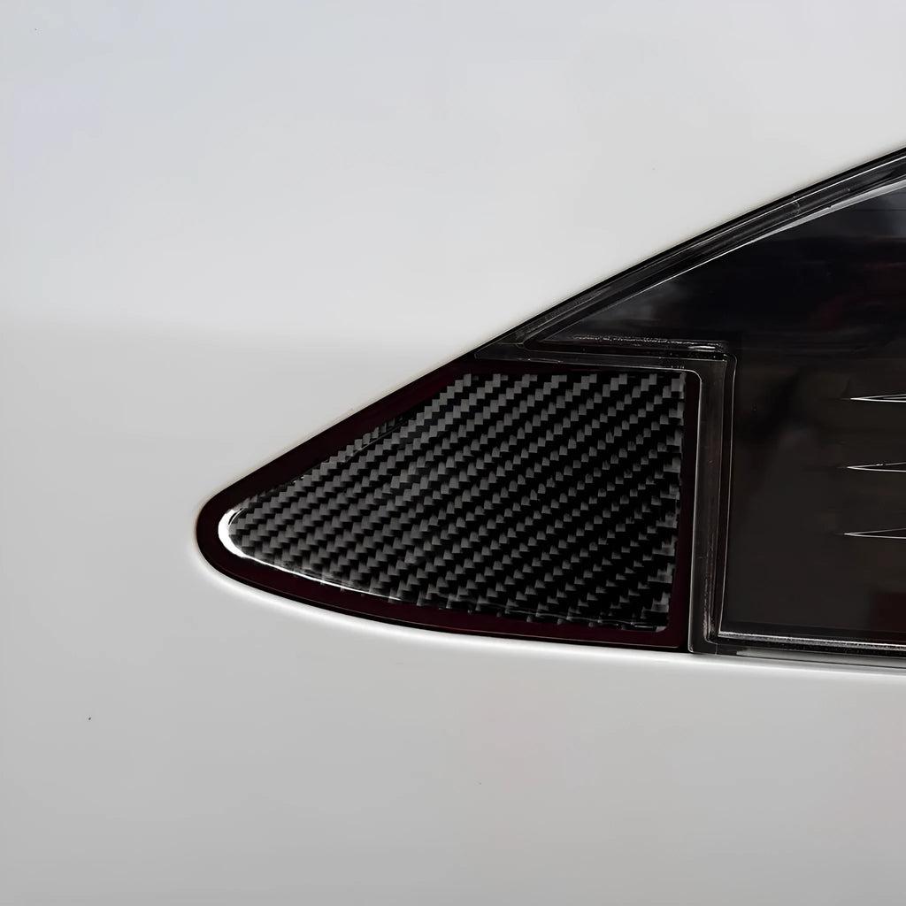 Carbon fibre texture decorative sticker for vehicle USB charging port panel with 3M adhesive backing