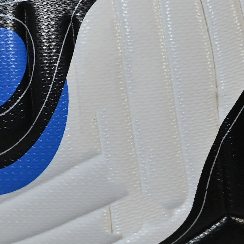 Kick-resistant seamless hot bonding football in No. 5 size, PU leather cover with butyl inner tube