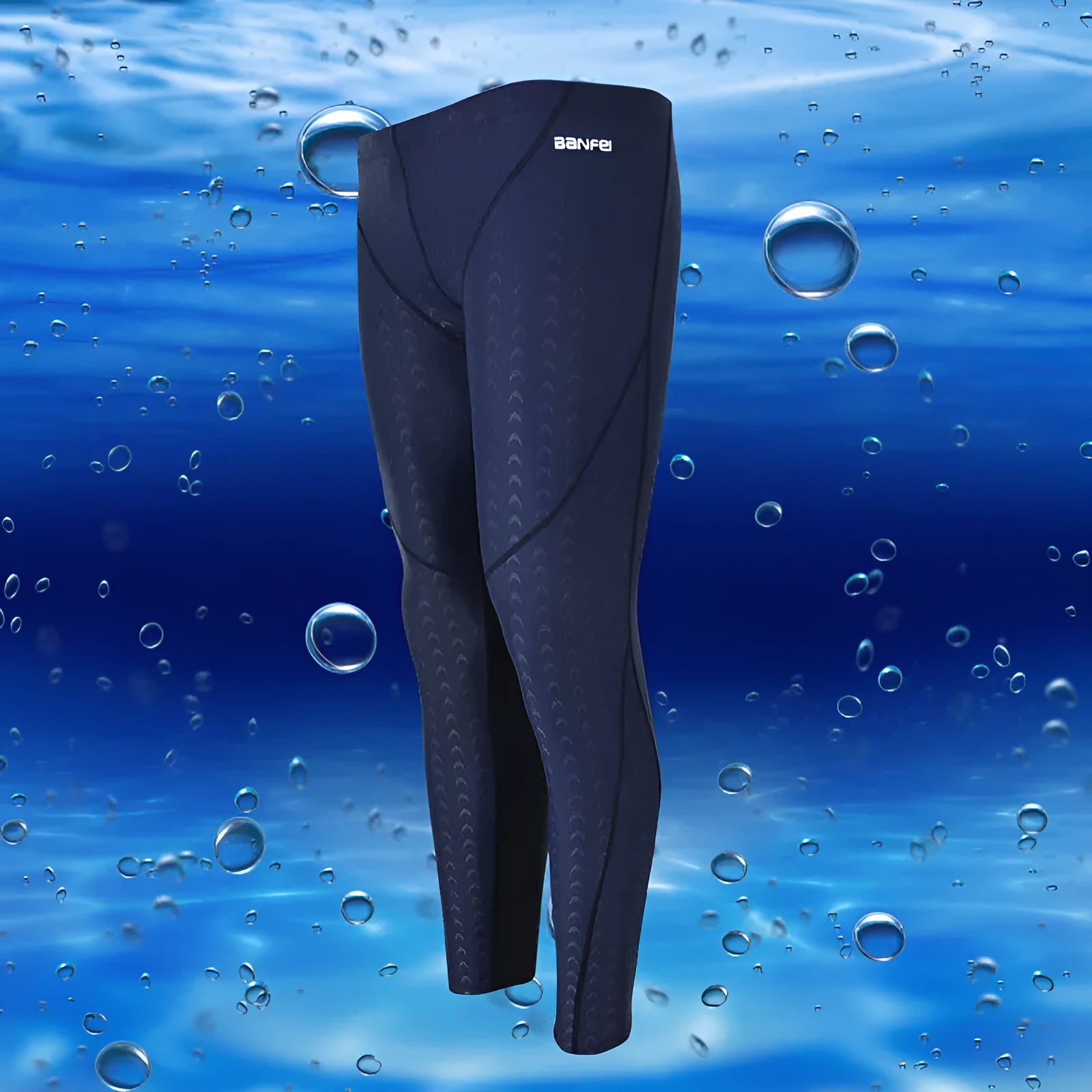 Men's nylon cropped swimming trunks with mesh lining in various colour combinations