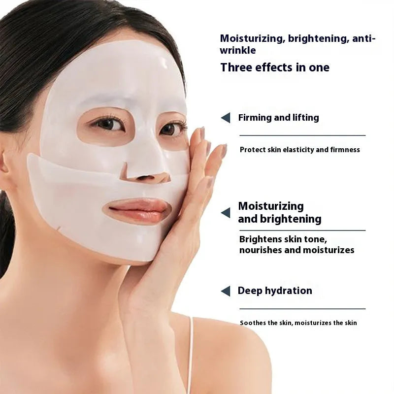 28ml collagen anti-wrinkle moisturising facial sheet mask single piece