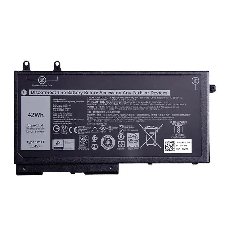 Dell laptop battery 42WH 11.4V built-in replacement for 5501 5401 1V1XF models