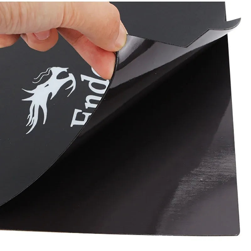 Black Ender 3 film tape with fibre glass rod and regular polygon section shape