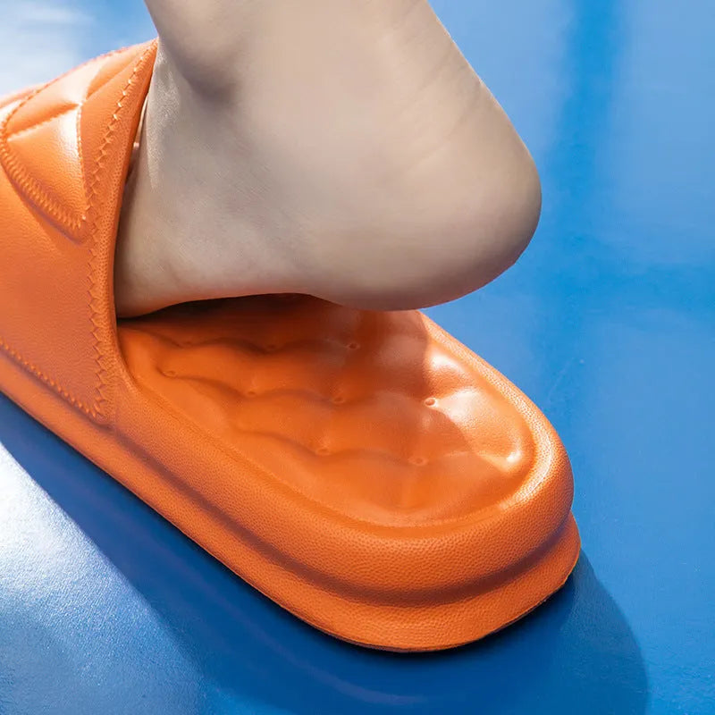 A pair of soft EVA bathroom slippers with a non-slip sole, shown in a selected colour.
