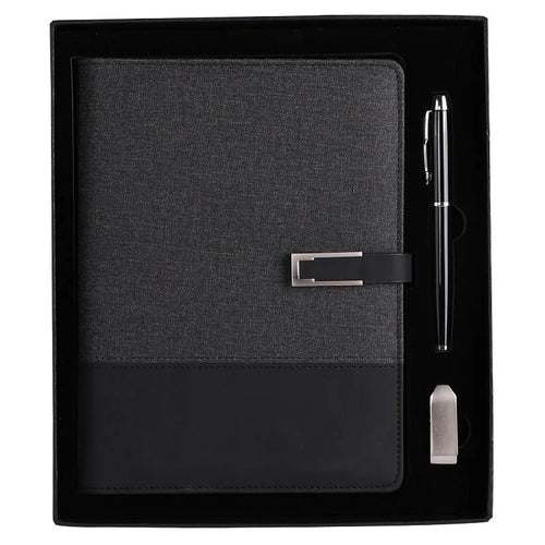 A5 soft leather notebook in multiple colours with wood-free paper pages