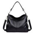 Genuine leather vertical square crossbody bag with multiple zipped compartments in various colour options