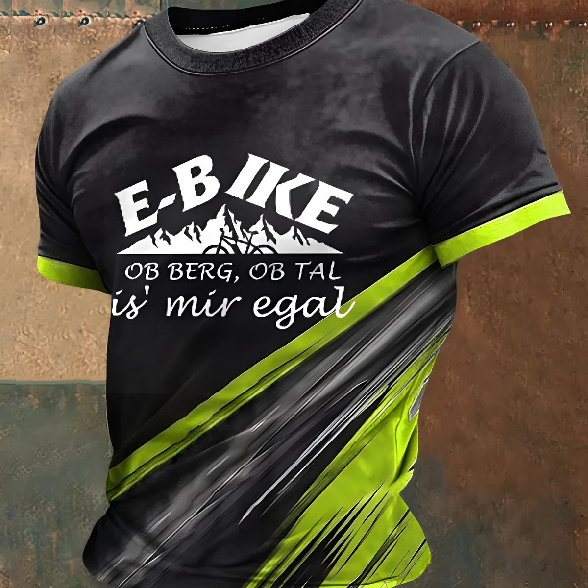 Men's 3D digital printed loose fit polyester t-shirt with picture colour design