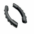 Carbon fibre black anti-skid steering wheel sleeve for 38cm diameter