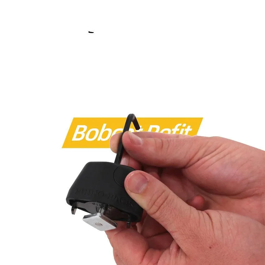 Plastic-sheathed steel cable lock for roof platform security, shown in 1200mm and 600mm length options.