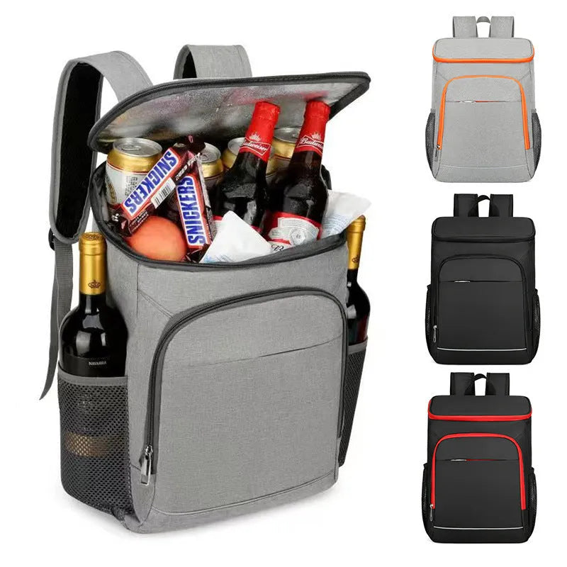 Oxford cloth outdoor backpack with curved shoulder straps and multiple colour options