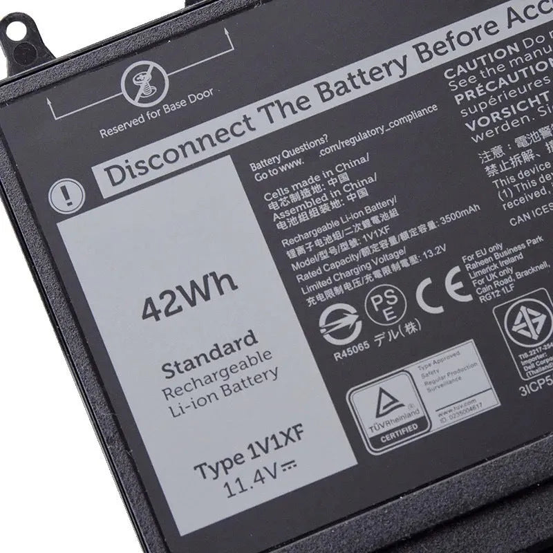 Dell laptop battery 42WH 11.4V built-in replacement for 5501 5401 1V1XF models