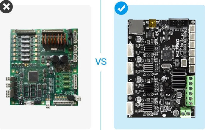 V.1.1.5 black 3D printer mute motherboard made of glass fibre, 70.38 x 101.06mm