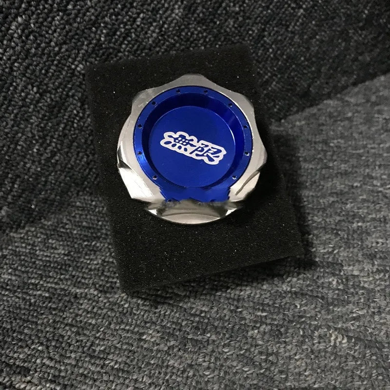 Aluminium alloy oil filter cap for Honda vehicles in multiple colour options