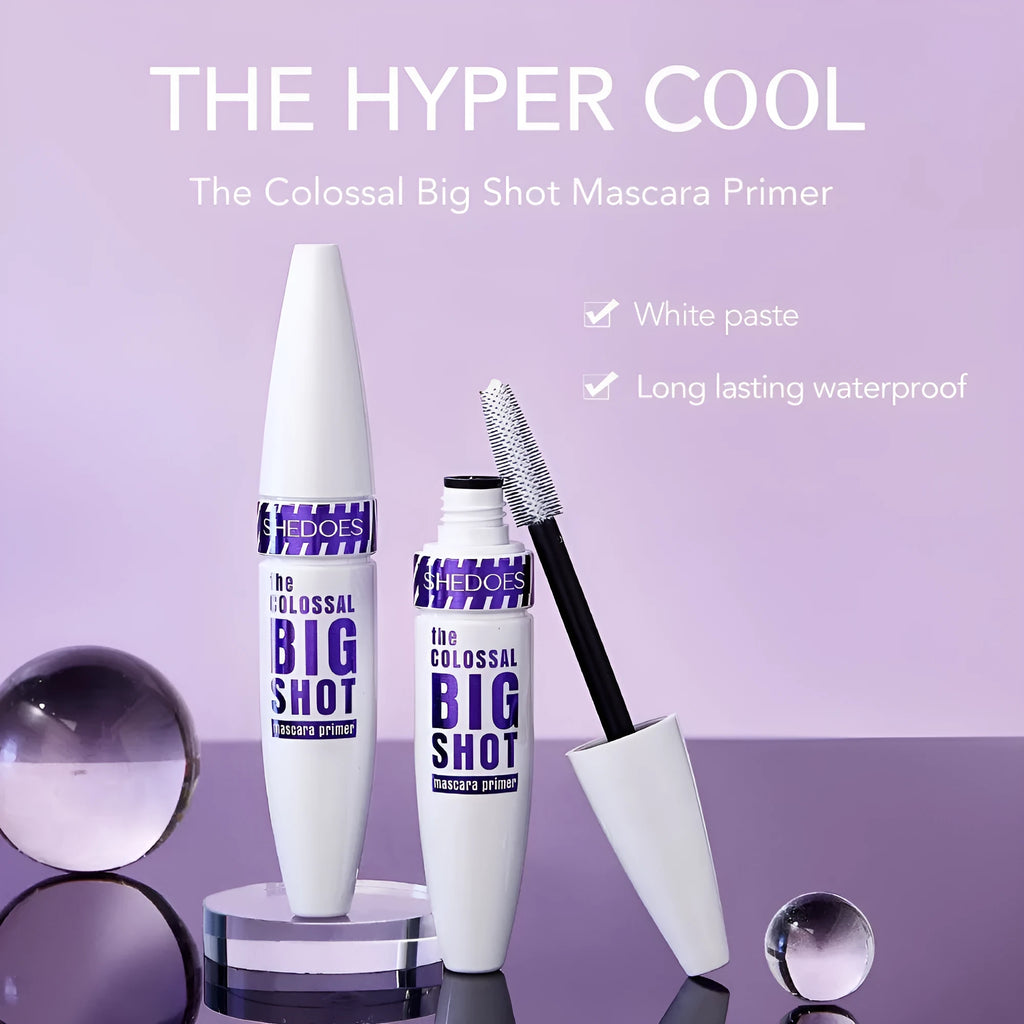 White waterproof mascara 10ML bottle with applicator