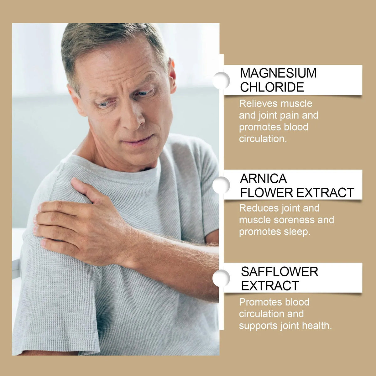 114g tube of magnesium cream for post-exercise body care with magnesium chloride