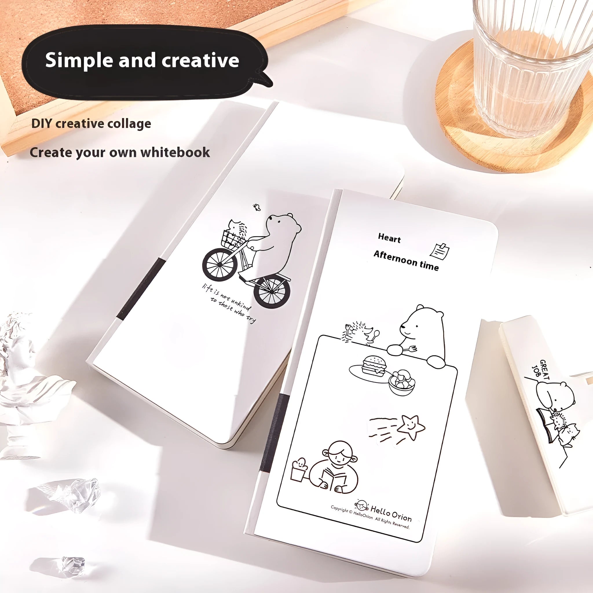 Paper plaid journal notebook with mesh pattern cover in various colour designs