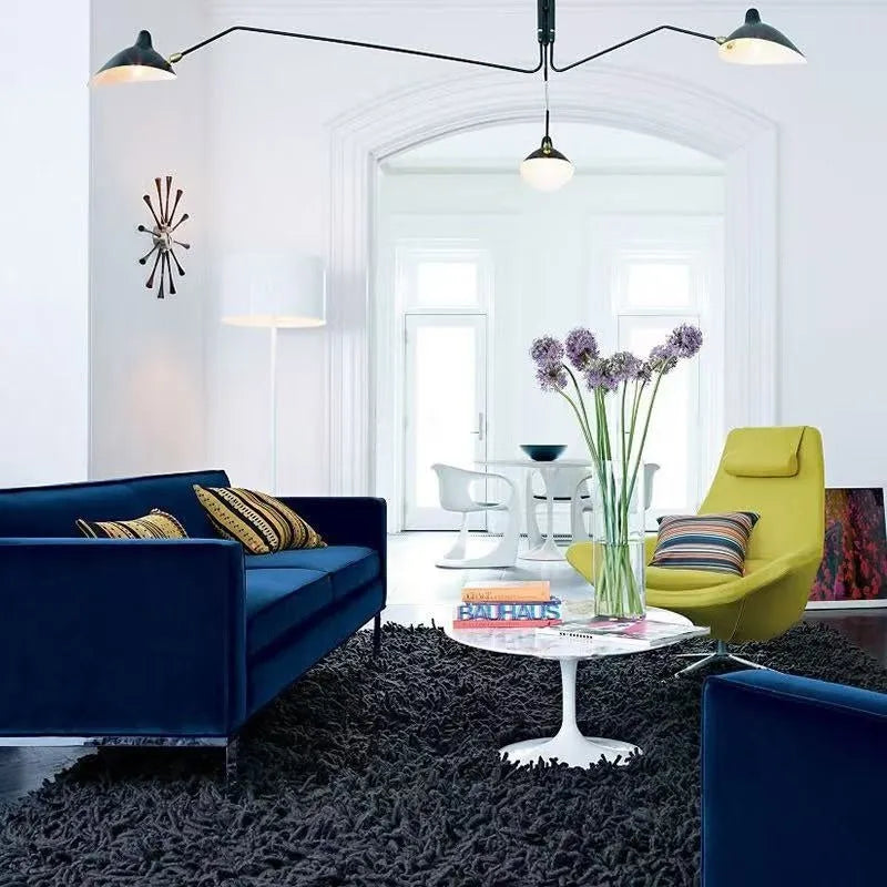 Nordic ceiling lamp with 3 heads size 185CM for bedroom or dining room warm light