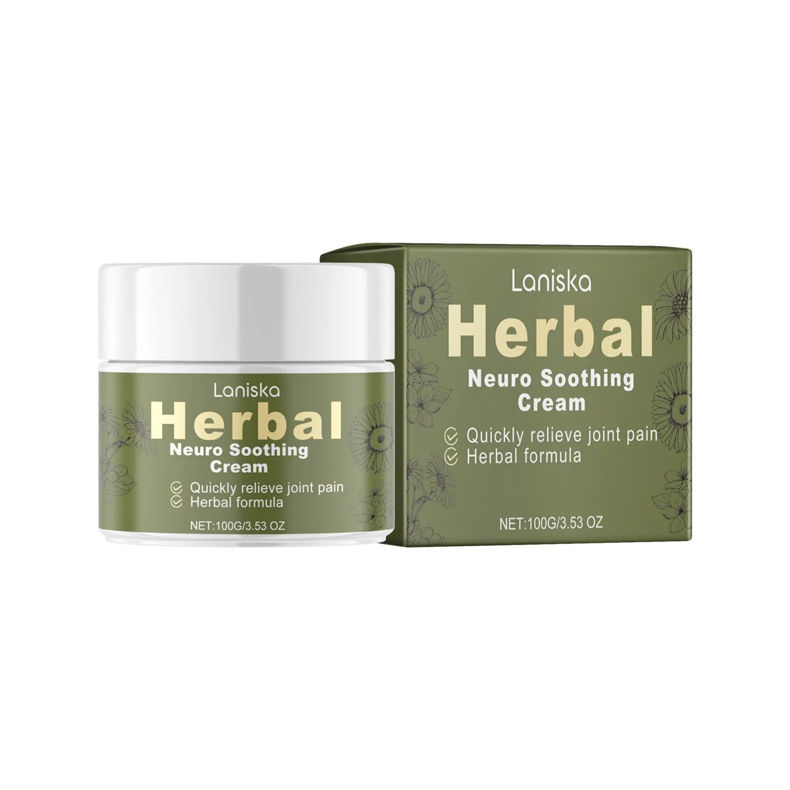 100g tube of external body care cream with arnica, pepper and mugwort root.