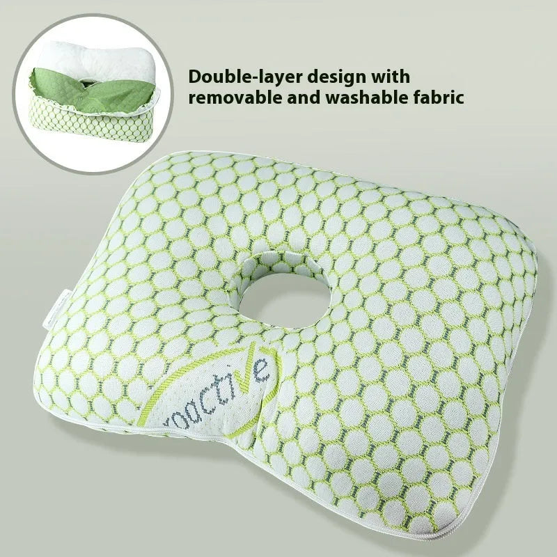 Boer Gray single hole ear pillow with polyester filling for beauty salon facial treatments