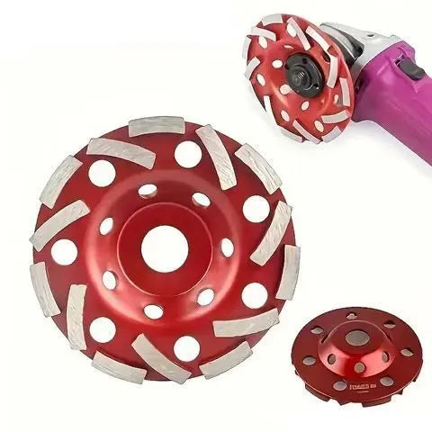 5 inch diamond bowl grinding disc 125mm for concrete marble granite stone processing