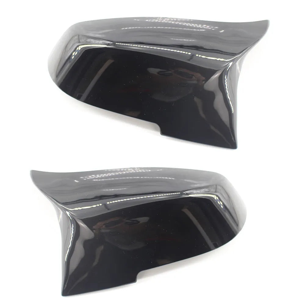 BMW horn rearview mirror shell replacement part in Paint Bright Black for F-Series vehicles