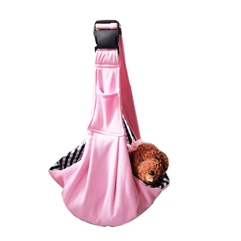 Cat messenger bag backpack with breathable mesh panels in multiple colour options showing folding design