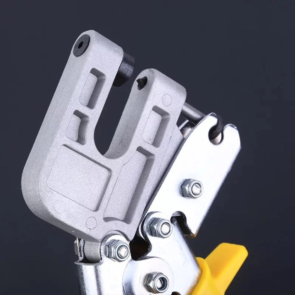 Yellow one-handed light steel keel pliers with 300 cm blade by Xujiang