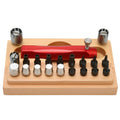 20-piece steel watch repair extracting tube set for barrel-opening procedures
