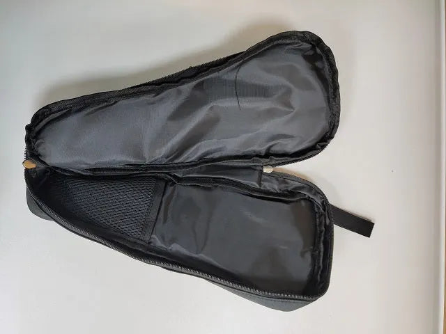 Black cloth storage bag for mobile phone stabilizer accessories and filming components