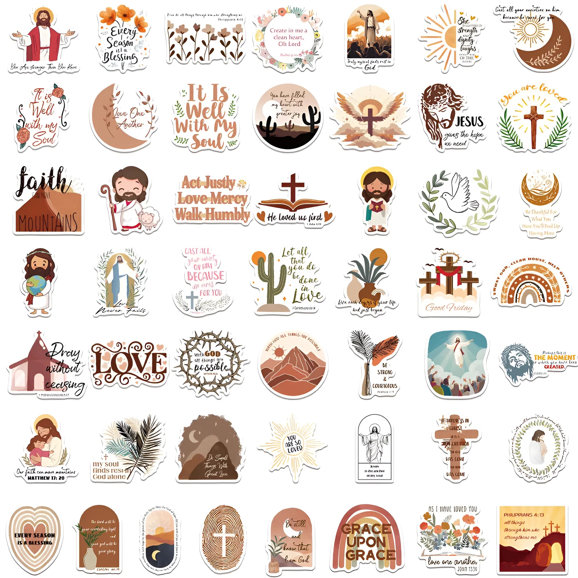 50 graffiti stickers with random printed patterns for wall laptop notebook window decoration