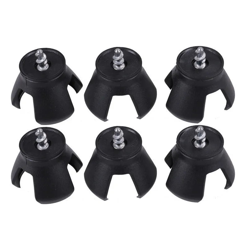 Black golf ball picker device with putter-style collecting seat and clip mechanism