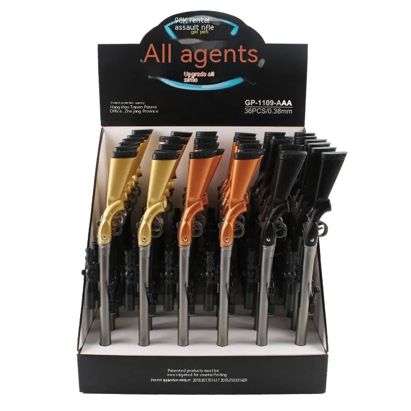 98K sniper rifle eating chicken creative gel pen with plastic modelling and 0.5mm tip