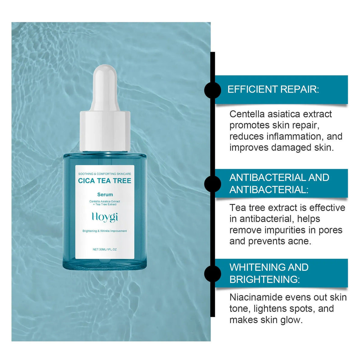 30ml Centella Asiatica Firming Care Solution bottle with pump dispenser
