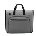 Large capacity portable travel bag for men in light gray, waterproof Oxford cloth, handheld design