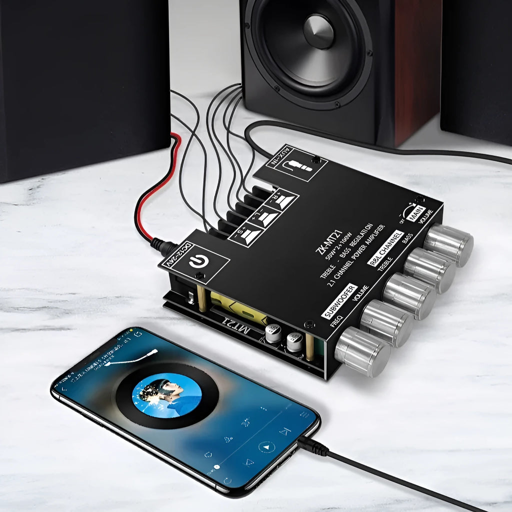 MT21 Bluetooth digital amplifier board for subwoofer with Type 13 specification