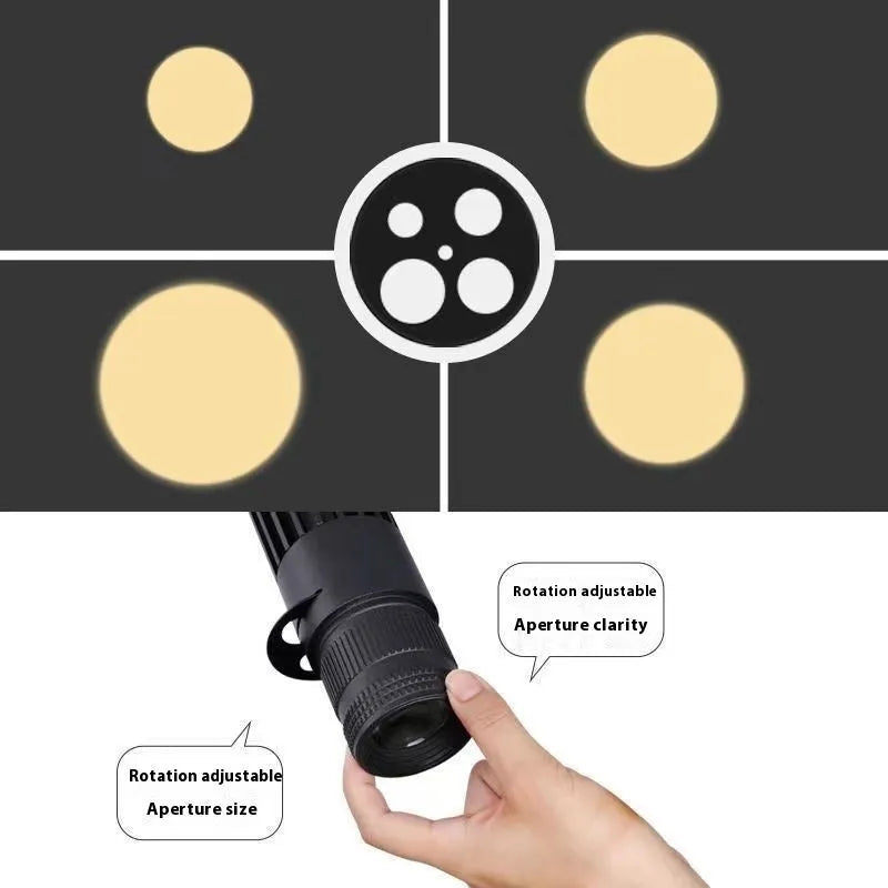 Black surface-mounted 20W LED spotlight with aluminium shell for restaurant lighting