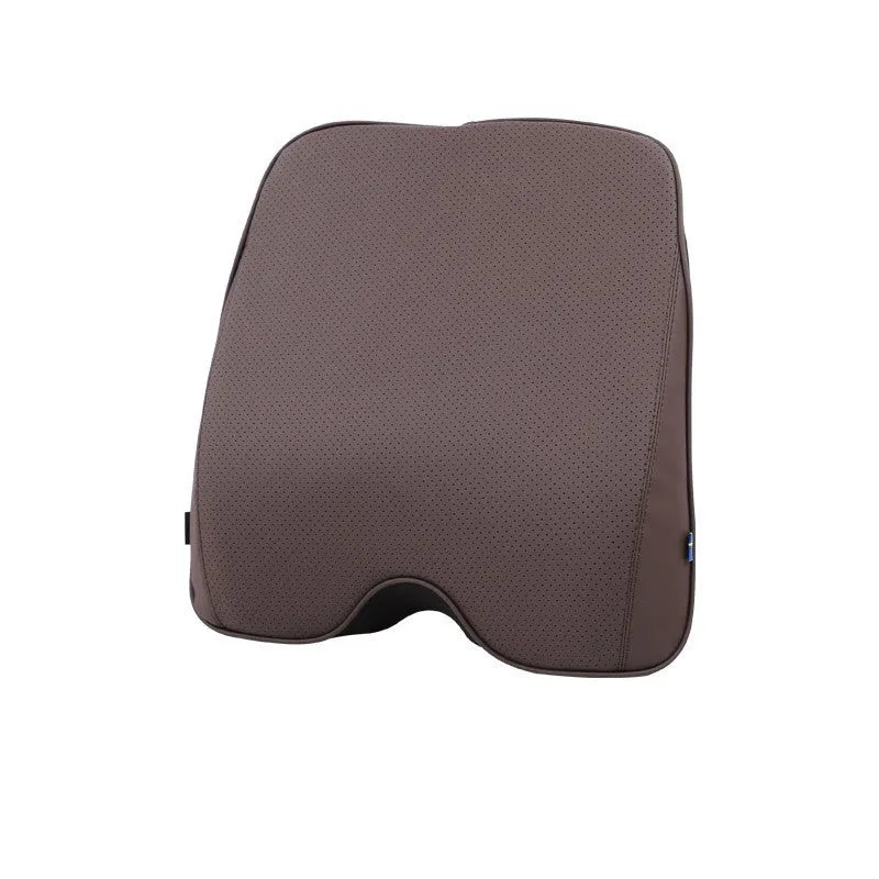 Volvo car headrest neck pillow with lumbar support cushion in minimalist design