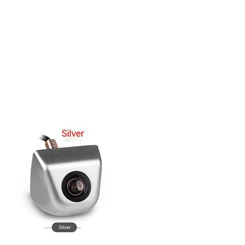 HD car night vision waterproof rearview camera with metal shell in black silver chrome or white