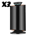 Household photocatalyst mosquito killer air purifier with UV ozone sterilisation for rooms under 20 square metres, black colour, front view