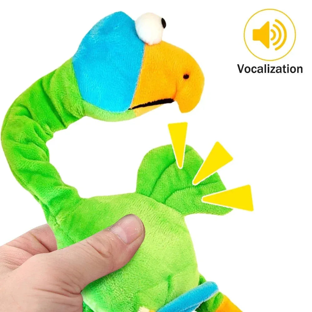 Screaming chicken sound dog chew toy in durable rubber, available in black, green and orange colours