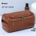Portable large capacity waterproof cosmetic makeup bag in European retro style