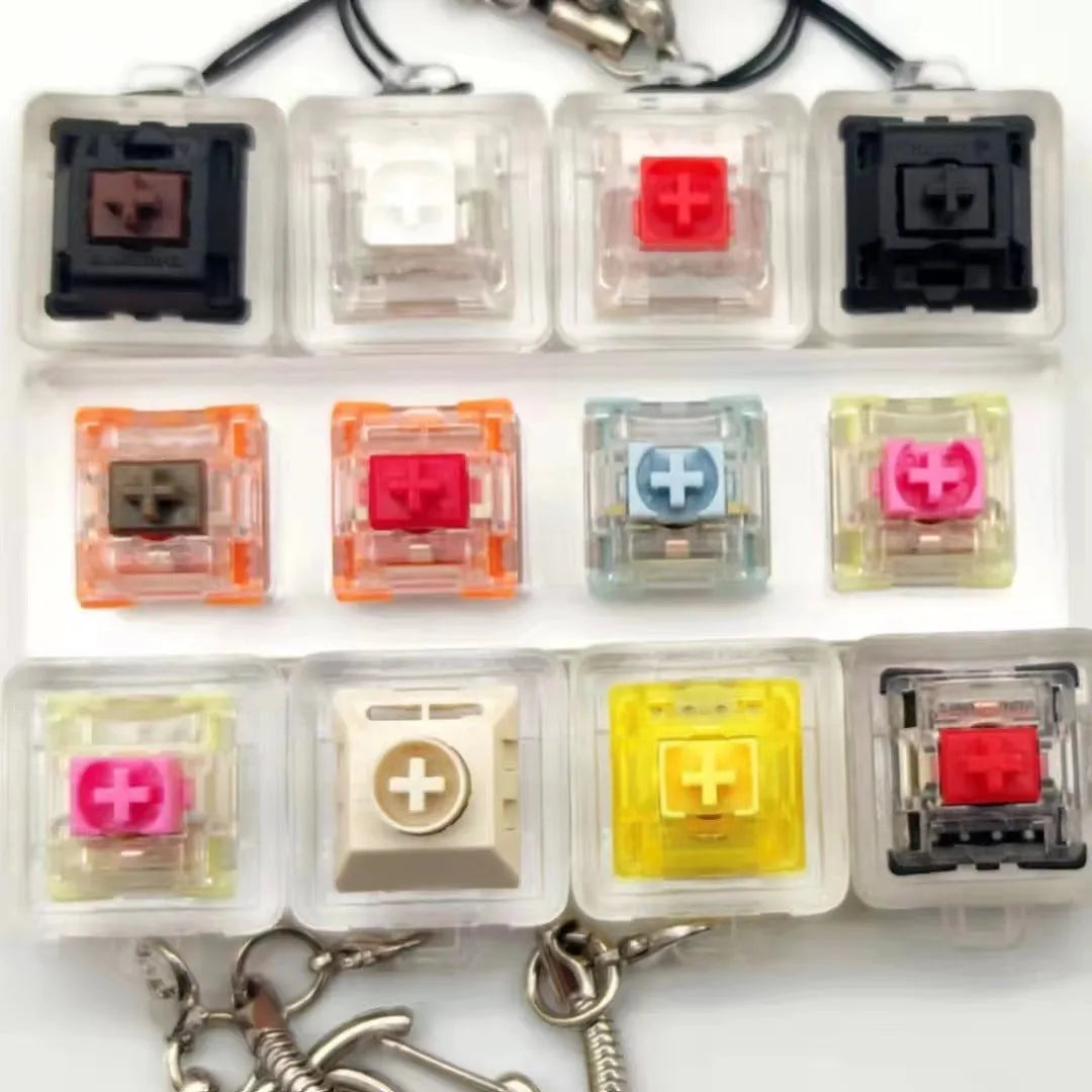 Yellow resin cheese wedge keycap for mechanical keyboards with MX stem mount.