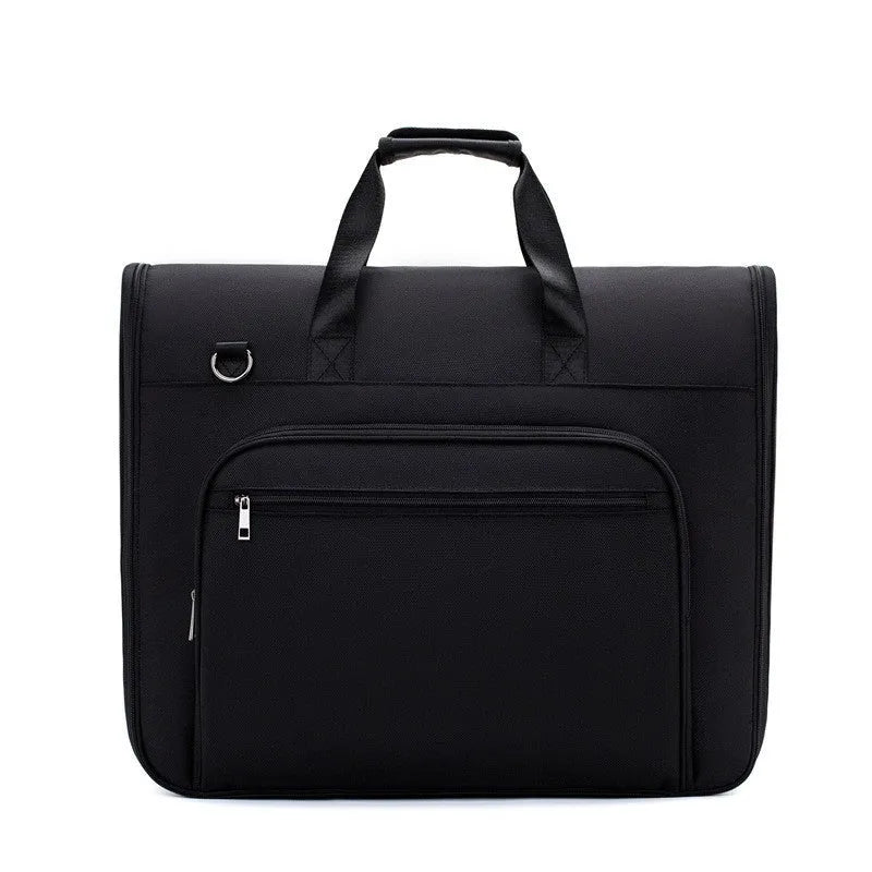 Large capacity portable travel bag for men in light gray, waterproof Oxford cloth, handheld design