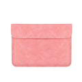 Women's laptop inner case holster with zipper compartments, waterproof anti-theft clutch bag in grey pink white yellow.