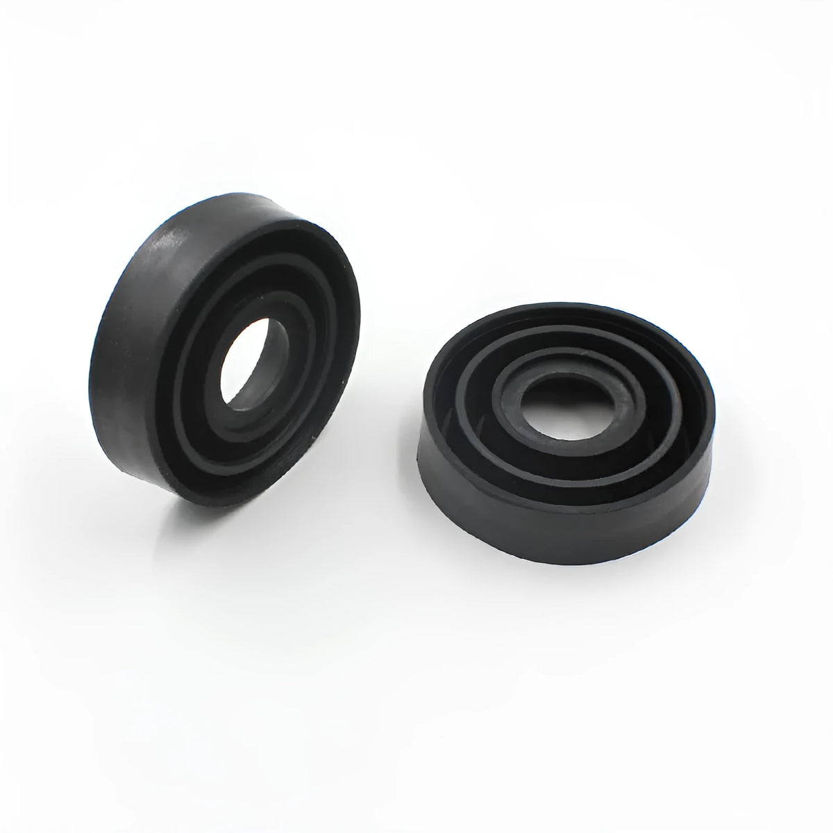 Silicone car headlight dust cover showing Type A closed and Type B open styles for vehicle protection.