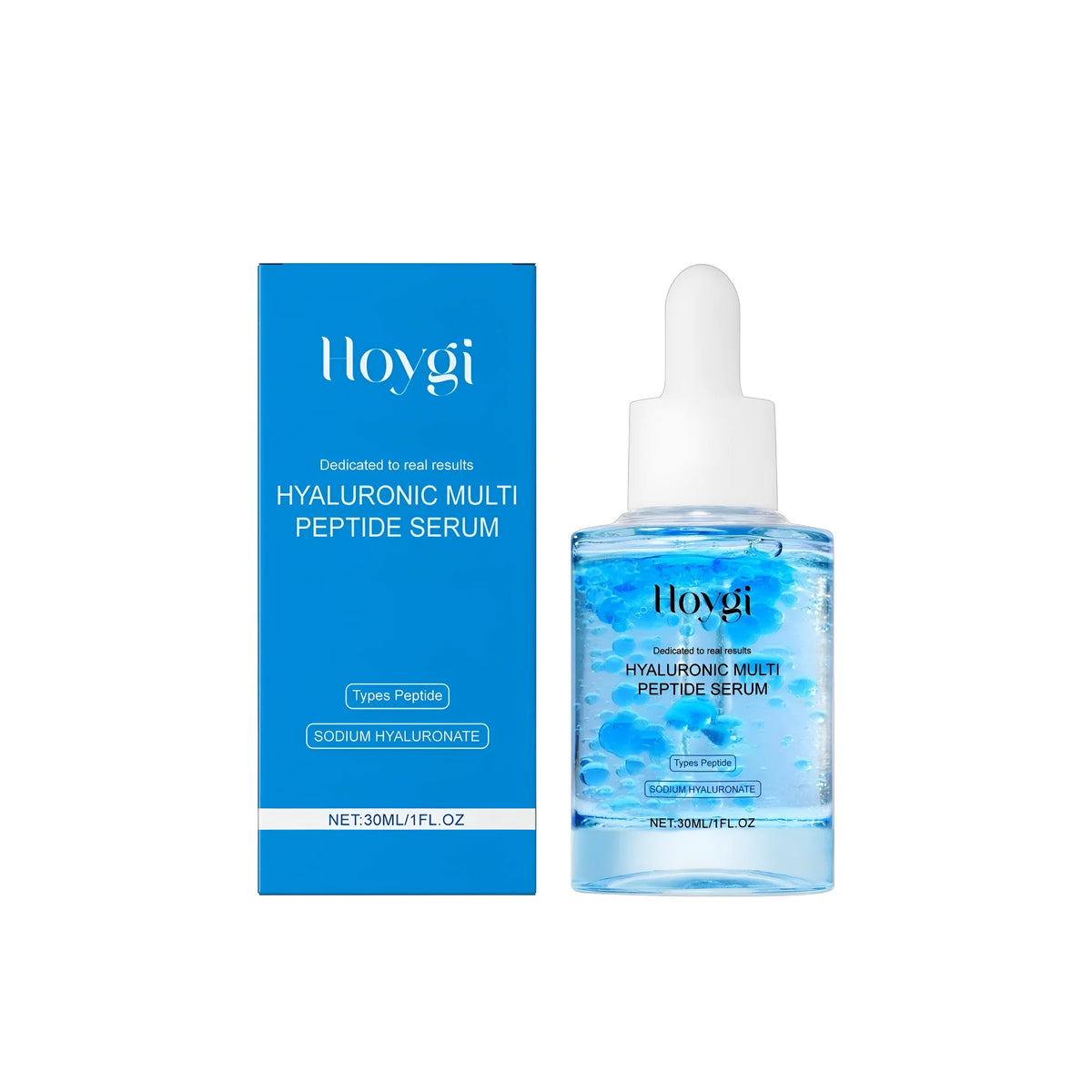 30ml bottle of Hyaluronic Multi Peptide Serum facial treatment liquid
