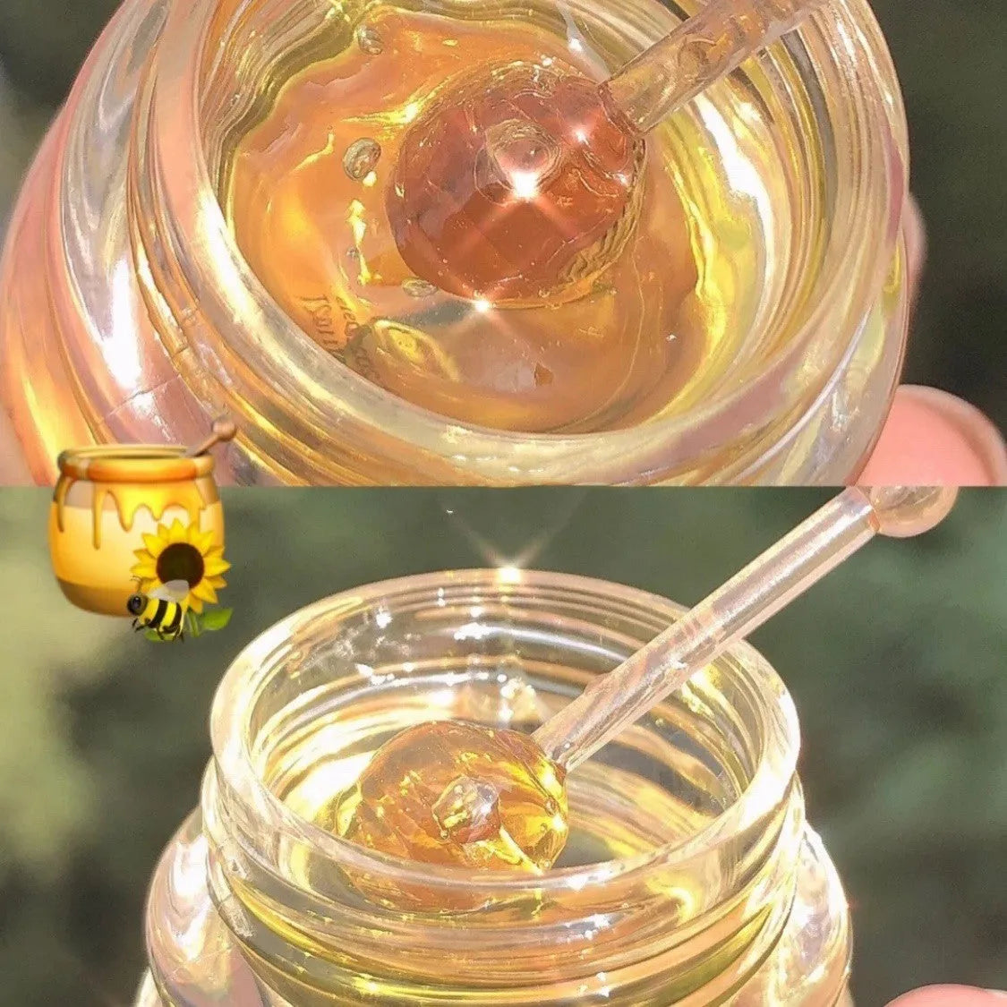 Little honey pot sleep lip mask with moisturising balm for weakening lip lines and brightening colour