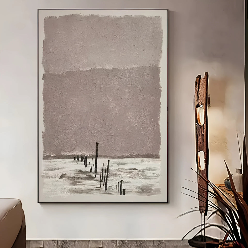 Hand-painted abstract oil painting canvas wall art modern decor unframed rolled