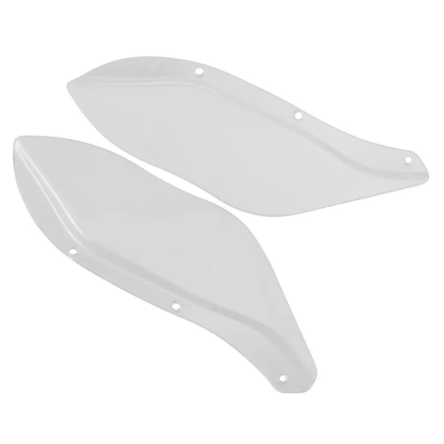 Harley motorcycle side wing head cover set in black and transparent ABS for touring models