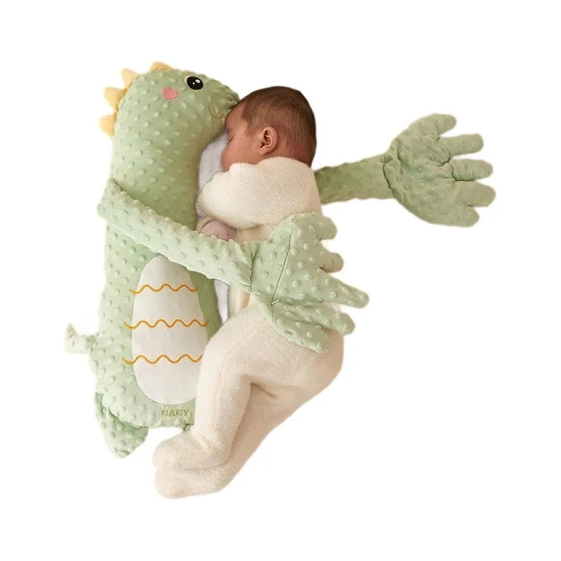 Soothing baby sleeping pillow animal doll in Long Life edition, available in Dinosaur, Moore Rabbit, Big White Geese, and Deer colours
